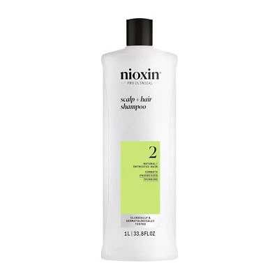 Nioxin System 2 Scalp Hair Thickening Shampoo Cleanser 33.8oz - Image 1 of 4