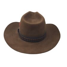 VTG STETSON 3X Beaver Cowboy Hat Schatzlein Saddle Shop Minneapolis Minn Size 7 