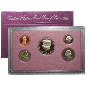 1988-S U.S. Clad Proof Set - Picture 1 of 3
