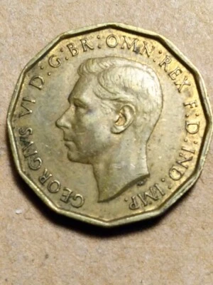 Gran Bretaña 1943 3 peniques Foto 1 de 4