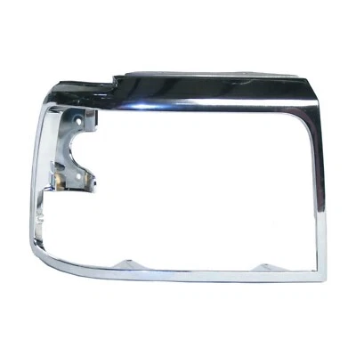 Bisel de puerta de faro cromado del lado del pasajero delantero para Ford F-150 Bronco 1992-1996 Foto 1 de 4