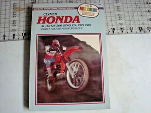 HONDA XL/XR125-200 SINGLES CLYMER SERVICE REPAIR MANUAL XL125S XR185 XR200 - Picture 1 of 4