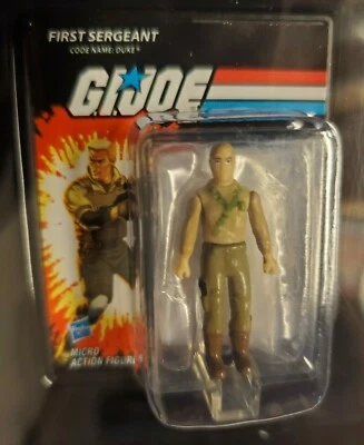 G.I Joe - Primer Sargento del Duque / Micro Soldado Más Pequeño del Mundo Coleccionable Foto 1 de 3