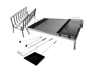 Argentinien Eisengrill - Grill + Brasero + KOSTENLOSES Asado-Kit + abnehmbares Bügeleisen - Bild 1 von 8