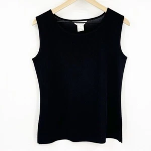 Exklusiv Misook klassisches schwarzes ärmelloses Tanktop Shell Layer Größe Small - Bild 1 von 4