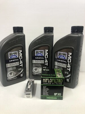 Polaris Sportsman 400/450 Oil Change Kit & Air Filter Bel Ray OEM Spec  NGK NEW - Imagem 1 de 4