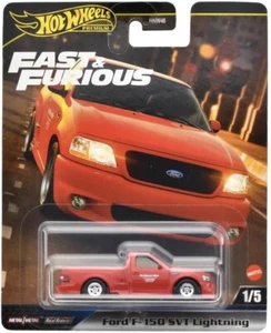HOT WHEELS FORD F150 SVT LIGHTNING FAST & FURIOUS PREMIUM 2024 - Picture 1 of 3