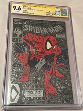 Stan Lee & Todd McFarlane Signed Spider-Man #1 Silver Edition CGC Graded 9.6 SS
