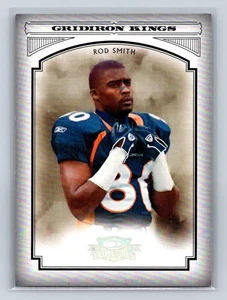 2006 Donruss Gridiron Kings Silver Holofoil #PGK-43 Rod Smith Broncos #/250 - Foto 1 di 2