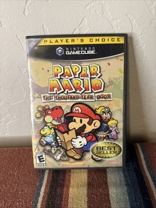 Paper Mario: The Thousand-Year Door (Nintendo, 2004) GameCube probado sin folleto - Imagen 1 de 9