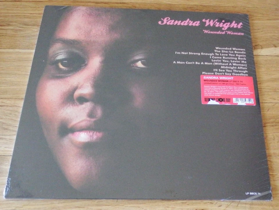 Sandra Wright Wounded Woman 2015 RSD 180g Vinyl Record LP NEW SEALED soul funk - Image 1 of 4