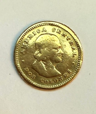 Costa Rica 1926 Oro 2 Colones Foto 1 de 2