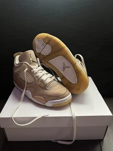 wmns air jordan 4 retro shimmer metallic silver Nike Beige Rose mit Karton , 40 - Bild 1 von 6