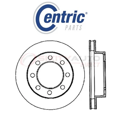 Centric C-TEK Disc Brake Rotor for 1978-1980 Dodge CB300 3.7L 5.2L 5.9L 6.6L ba - Image 1 of 4