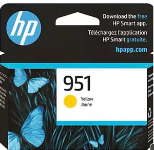 Genuine HP 951 Yellow Ink OfficeJet 251dw 276dw 8100 8630 8600 8700 (Retail Box) - Picture 1 of 1
