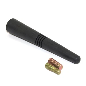 4 inch Universal Black Antenna Radio AM/FM Antenna Kit + Screw Soft Rubber - Picture 1 of 4