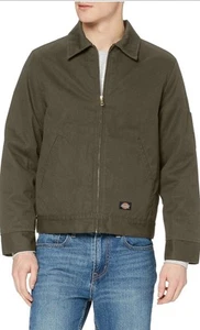 Dickies Men's 2XL Insulated Lined Quilted Eisenhower Zip Up Work Jacket- Moss  - Picture 1 of 11
