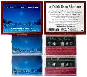 KEILLOR GARRISON+VA *VG* "PRAIRIE HOME CHRISTMAS" 1995 US HIGHBRIDGE 2-CASS BOX - Picture 1 of 1
