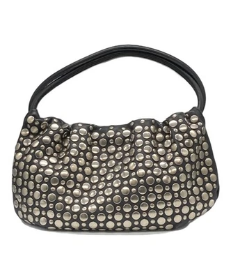 Bolsa de mão preta cravejada SONIA RYKIEL - Imagem 1 de 4