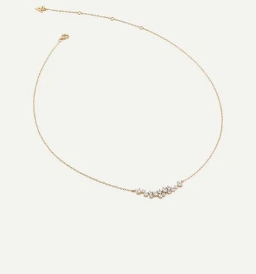 Collana donna Guess argento 925 dorato con zirconi bianchi JSBN04460JW - Immagine 1 di 4