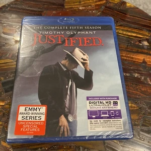 New And Sealed, JUSTIFIED: THE COMPLETE FIFTH SEASON (BLU-RAY) Timothy Olyphant - Foto 1 di 3