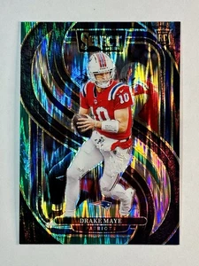 NFL 2024 Select Drake Maye RC ~Negro y Verde Shock Prizm Premier Level~ #113 - Imagen 1 de 3