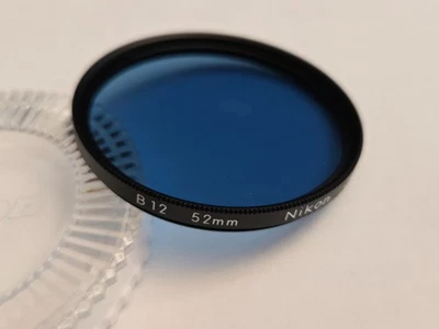 Nikon 52mm B12 (Blue) Filter in Excellent Condition - Image 1 of 3