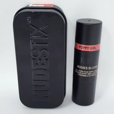 Nudestix Nudies Bloom 3-in-1 Cream Blush Stick All Over Dewy Color, Poppy Girl - Image 1 of 4