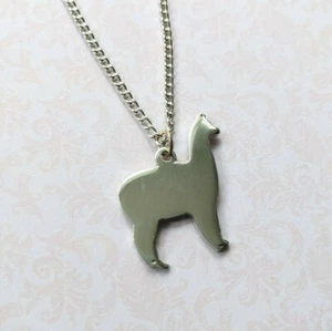 Alpaca Llama St Justin Pewter Pendant Necklace in Gift Box UK Made PN990 - Picture 1 of 3