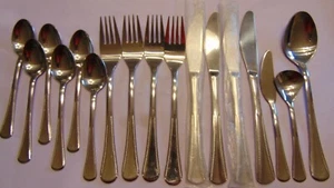 17 MIXED AMEFA STAINLESS HOLLAND FLATWARE "PEARL" MINT!! - Picture 1 of 3