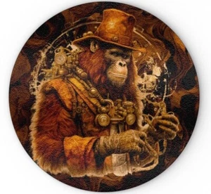 Steampunk Orangutan Chopping Board, Scientific Intelligent Primate, Ape, Gift - Picture 1 of 7