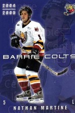 2004-05 Barrie Colts #13 Nathan Martine