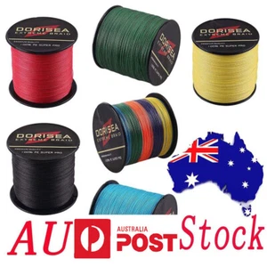 AU Power Braid Dorisea PE Dynema Fishing Line 300M 500M 1000M 2000M 10LB~300LB - Picture 1 of 18