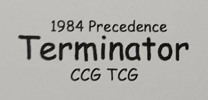 THE TERMINATOR TCG CCG tendencias suicidas - Imagen 1 de 3