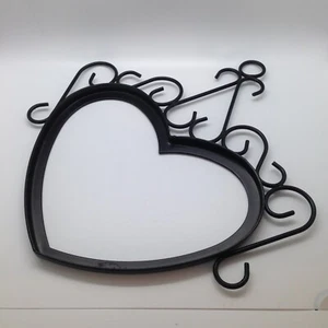 Metal Heart Pictures Frame For Stain Glass  Or Crafts - No Glass - Picture 1 of 3