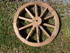 altes großes Wagenrad Holzrad unbeschlagen Deko 55 cm ( 4 )