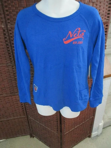NWT Women's New Jersey Nets Sweatshirt Touch By Alyssa Milano Size Medium Cover