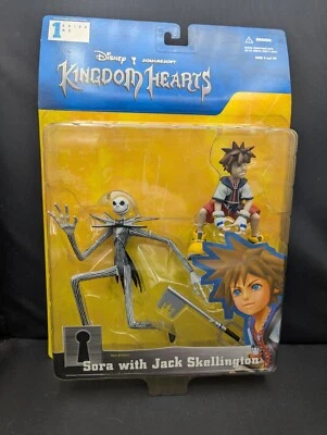 Figuras de acción Kingdom Hearts Sora Jack Skellington Disney SquareSoft serie 1 Foto 1 de 2