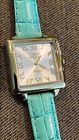 INVICTA Women’s Angel Sapphire Crown Square Watch New Battery Super Clean! READ!
