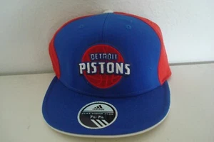 DETROIT PISTONS ADIDAS FITTED 7 5/8 BEACH GOLF DEADSTOCK HAT CAP VINTAGE F4 - Picture 1 of 2