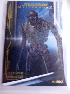 Star Wars Masterwork 2019 Heroes of the Rebellion HR-15 K-2SO #5/25 - CANVAS  - Picture 1 of 2