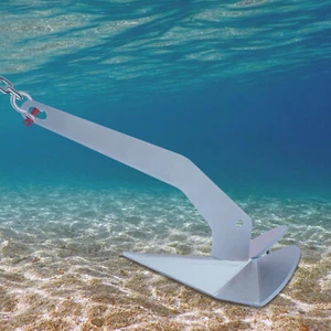 Boat Anchor 22 lb 10 kg Triangular-shaped Galvanized Steel, Boats From 20-35ft* - Picture 1 of 16