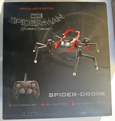 Sky Viper 01748 Spider-Man Homecoming Edition Quadcopter - Black New Drone - Image 1 of 4