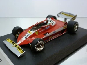 QUARTZO FERRARI 312 T3 GP MONACO '78 REUTEMAN #11 F1 RED 1:43 GOOD on BASE - 415 - Imagen 1 de 8