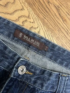 Vintage Bill Blass Mens Jeans Size 42x35 Straight Leg Medium Wash Made In USA - Picture 1 of 11