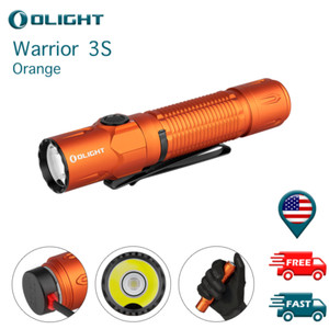 Olight Warrior 3S 2300 Lumens Rechargeable Dual-Switch Tactical Flashlight