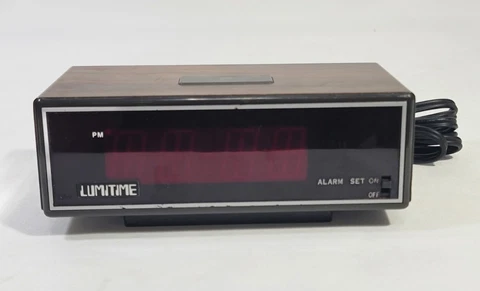 Vintage LUMITIME Alarm Clock Model SS-3 Tamara Electronics Japan Tested/Working Cover