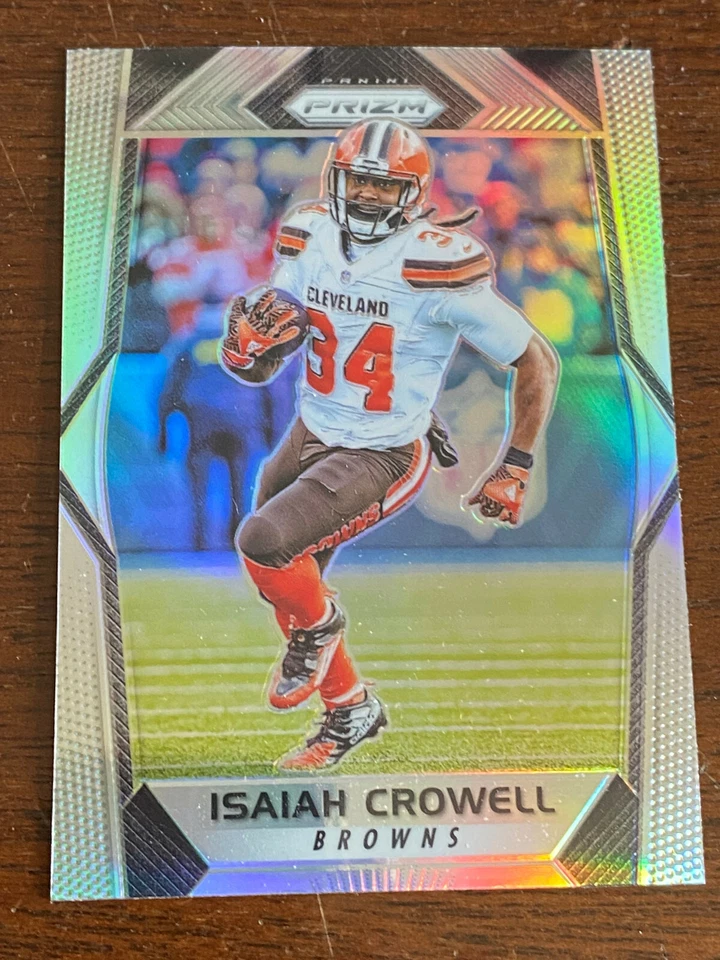 2017 Panini Prizm Silver Parallel Isaiah Crowell Cleveland Browns #99 - Image 1 of 1