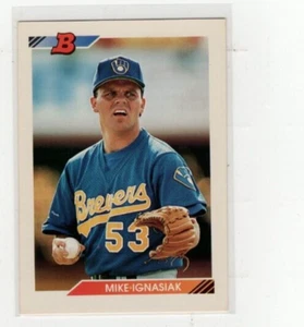 1992 Mike Ignasiak Bowman #15 Brewers Free Shipping (F1638) - Picture 1 of 1