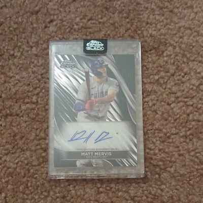 2024 Topps Chrome Black - Autographs #CBA-MME Matt Mervis (AU) - Image 1 of 2